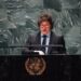Malvinas, IA y críticas a la agenda global: Los ejes del discurso de Javier Milei ante la ONU