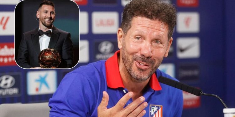 “Messi, sin ninguna duda”: la contundente respuesta del Cholo Simeone sobre quién tiene que ganar el Balón de Oro