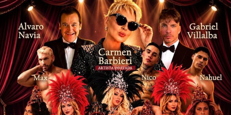 Vuelve la revista a Buenos Aires con Carmen Barbieri, Álvaro Navia y Gabriel Villalba