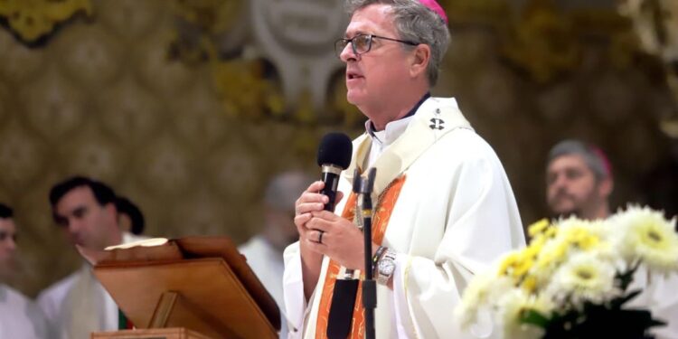 Jorge García Cuerva llamó a la unidad en Luján y pidió terminar con la intolerancia y el odio, a días de la visita del papa León XIV