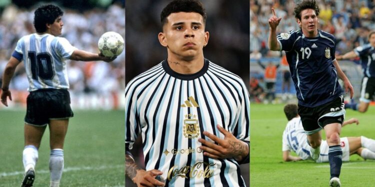 La marca de Lionel Messi y Diego Maradona que rompió Leonel Flores en su debut con la Selección argentina